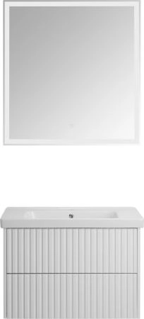 Тумба под раковину  ASB-Woodline Риола 80 подвесная Слоновая кость