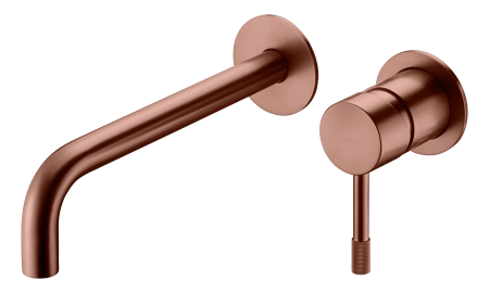 Смеситель для умывальника Boheme из стены, Uno. Brushed Bronze 465-BRB