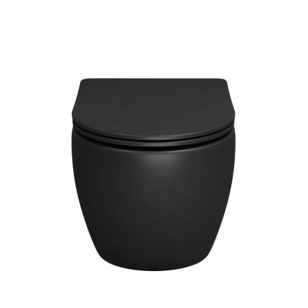 Унитаз Grossman GR-4411BMS Color (550*365*395) ЧЕРНЫЙ МАТОВЫЙ подвесной Безободковый