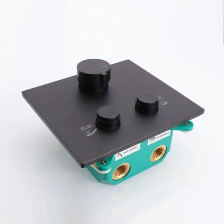 Встраиваемый смеситель Vincea для душа VSCV-421MB двухфункциональный, черный