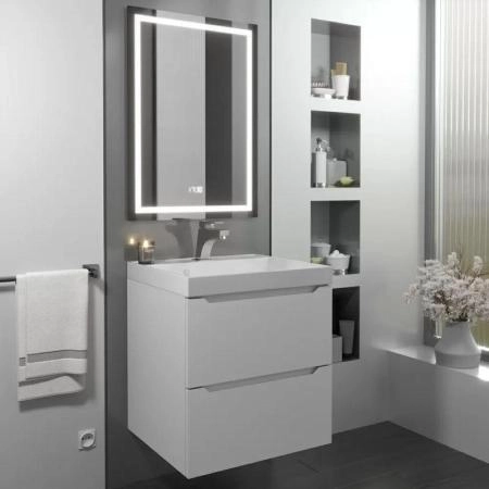 Тумба под раковину для ванной Uperwood Tanos 50 см, подвесная, белая