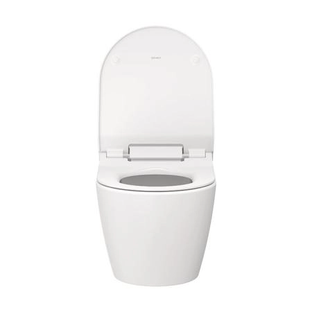 Duravit ME by Starck SensoWash Унитаз подвесной 57x37см, Rimless, HygieneGlaze, с крышкой биде, цвет: белый