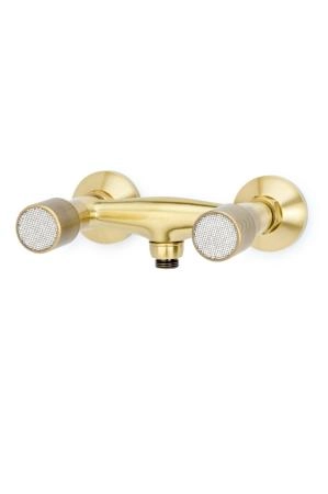Смеситель для душа Boheme ROYAL CRYSTAL, бронза 314-Royal/CRST