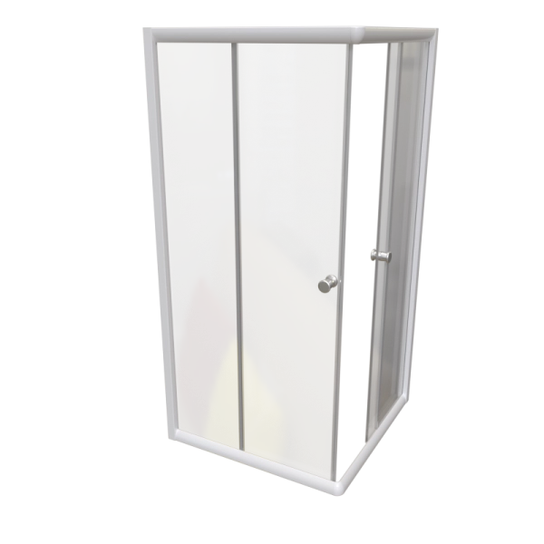 Поддон к душевому углу Дрим 110, Санрайз 110 (квадратный поддон на раме-подставке с устройством слива)