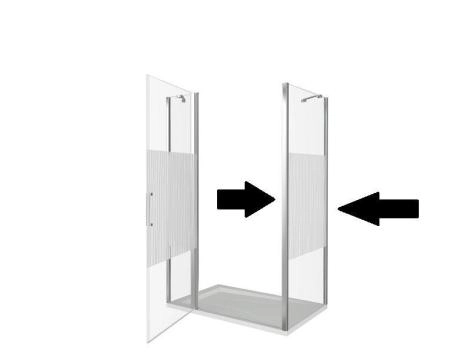 Боковая стенка GOOD DOOR Pandora SP-80-T-CH 80x185 см