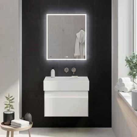 Зеркало Kerama Marazzi TECNO ТЕКНО TE.mi.70 c LED 70 с подсветкой, с функцией антизапотевание, белый глянцевый