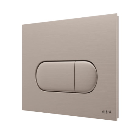 Кнопка смыва для инсталляции VitrA Root Round  740-2295 брашированный никель двойный смыв
