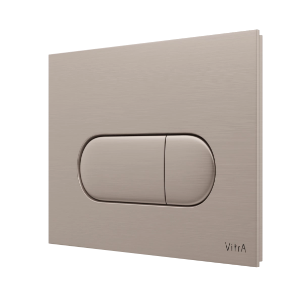 Кнопка смыва для инсталляции VitrA Root Round  740-2295 брашированный никель двойный смыв