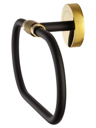 Кольцо для полотенец WONZON & WOGHAND MAJESTIC, Черный/Золото (WW-9213)