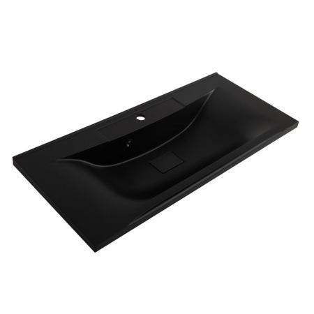 Тумба под раковину Belbagno MARINO Nero Lucido подвесная 1000x445x500 MARINO-1000-2C-SO-NL-P