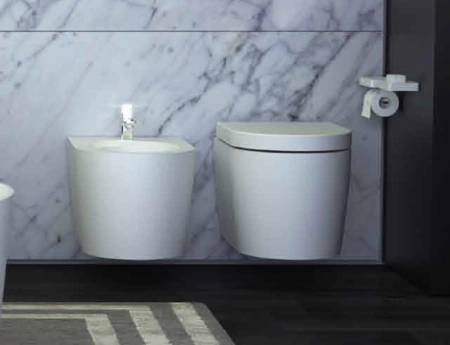KNIEF Glow Биде подвесное 52x 9x34см, цвет: белый