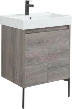 Тумба под раковину Aquanet Nova Lite 60 дуб рошелье (2 дверцы)