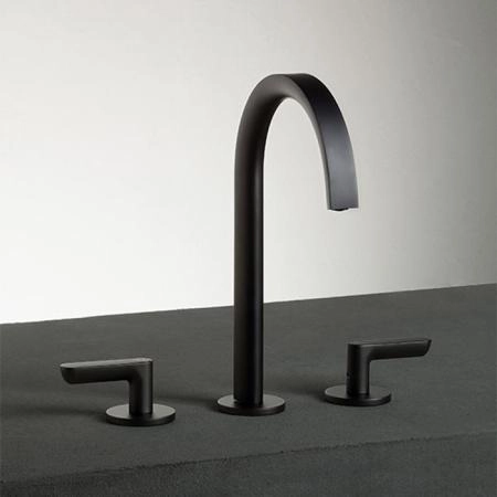 Fantini Icona Deco Смеситель для раковины, 3 отверстия, цвет: оружейная сталь