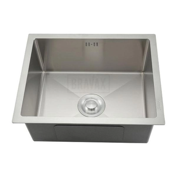 Кухонная мойка Gappo GS5040 500x400x215mm 0.8мм с коландером Сатин