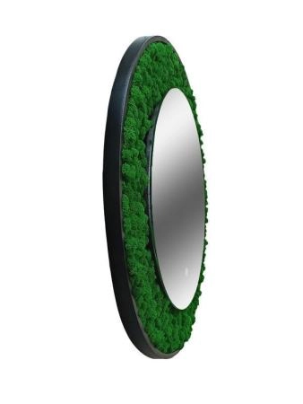 Зеркало Континент Forest мох D 1000 Led подсветка ЗЛП301