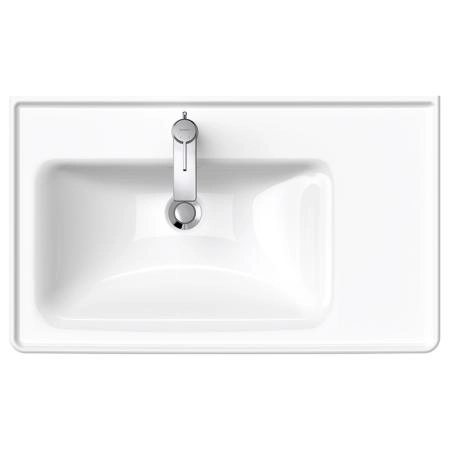 Duravit D-Neo Раковина накладная 80х48см, с переливом, с 1 отв., цвет: белый