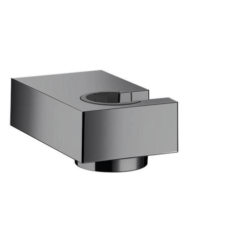 Hansgrohe Держатель ручного душа, настенный, цвет: шлифованный черный хром