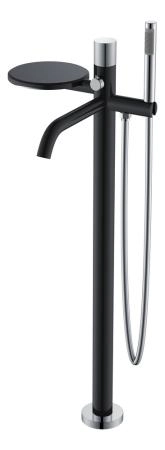 Смеситель STICK Boheme напольный BLACK DIAMOND CHROME 129-BCR