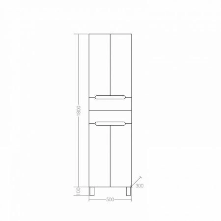 Пенал СаНта Лондон 50, 524010 напольный