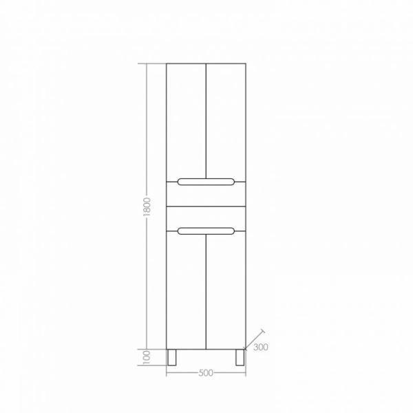 Пенал СаНта Лондон 50, 524010 напольный
