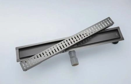 Душевой трап Gappo G88007-39 оружейная сталь 800x70