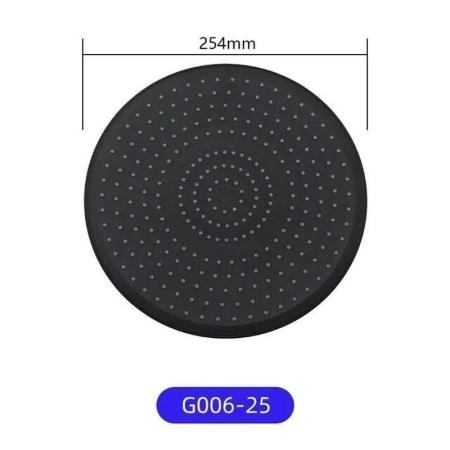 Тропический душ Gappo G006-25 черный 254mm