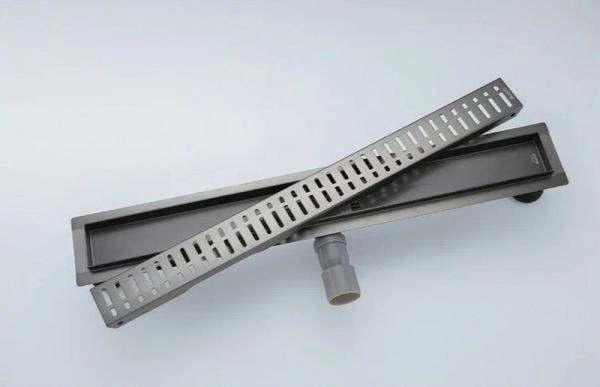 Душевой трап Gappo G88007-39 оружейная сталь 800x70