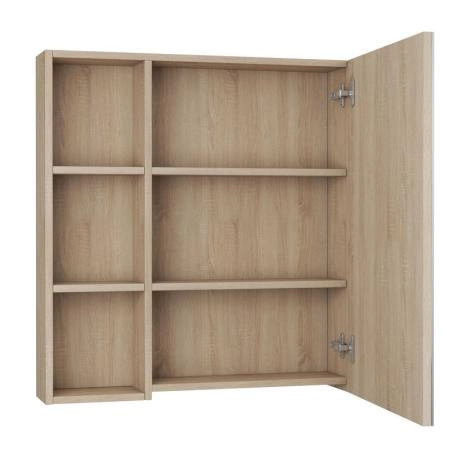 Зеркало-шкаф UNCORIA Арно 70, дуб сонома