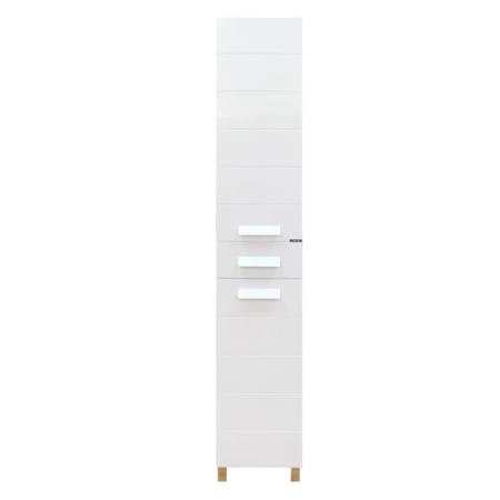 Шкаф-колонна Comforty Модена-35М 00-00001645 напольная белая матовая