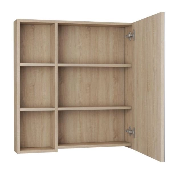 Зеркало-шкаф UNCORIA Арно 70, дуб сонома