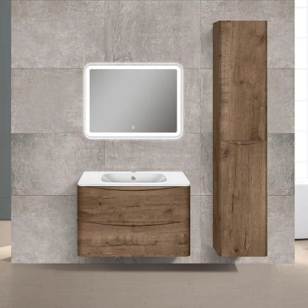 Тумба под раковину Vincea Paola 800 подвесная, 2 выкатных ящика soft close, V.Oak