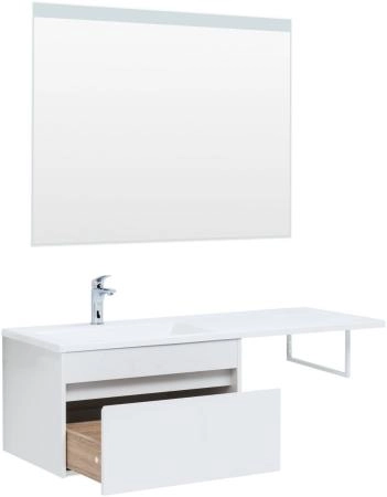 Тумба под раковину Aquanet Токио 68 белый (подвесная, 1 ящик)