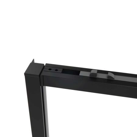 Душевая дверь Vincea Slim Soft VDS-1SS110CLB, 1100, черный, стекло прозрачное
