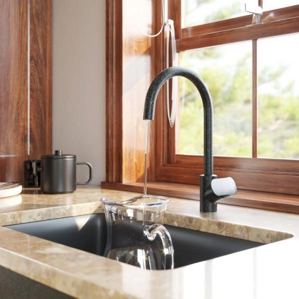 Смеситель для кухни AM.PM Like F8007722 чёрный, для фильтрованной воды