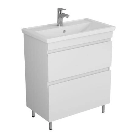 Тумба UNCORIA Арно 70 белая под умывальник Фостер