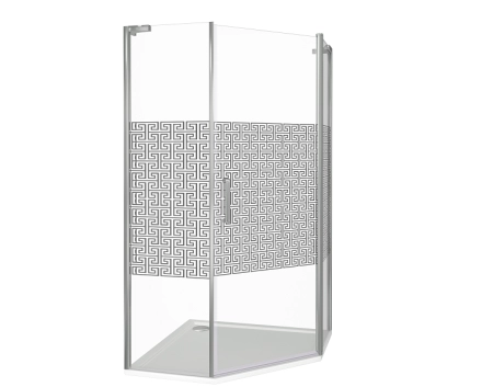 Душевой угол GOOD DOOR Fantasy PNT-100-F-CH 100x100 см