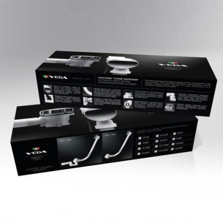 Слив-перелив Vega 60 см хром