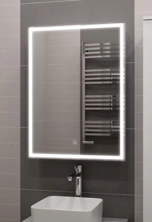 Зеркало шкаф Континент Allure LED 600x800 с подсветкой правый MBK005