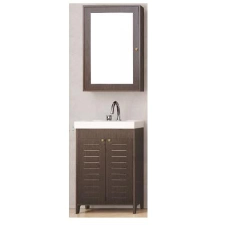 Тумба под раковину Style Line Elfante Кантри 60 напольная с дверками, венге