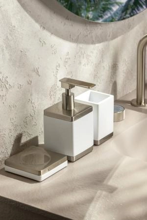 Диспенсер Boheme настольный Qubic Nickel Brush 10969-NB