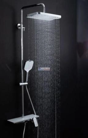 Душевая система Gappo G2496-10 белый с изливом