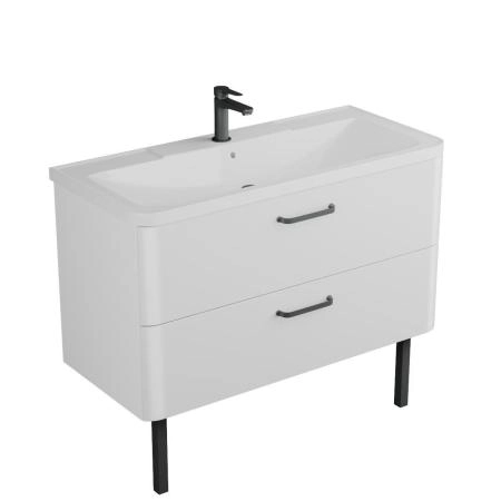 Тумба Veneciana TIBR 100 под умывальник Atlantica 100 белая