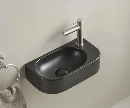 Раковина Gid Bm9274L подвесная 40 Черный матовый