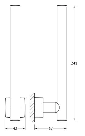 Держатель запасных рулонов FBS Esperado ESP 021 туалетной бумаги хром