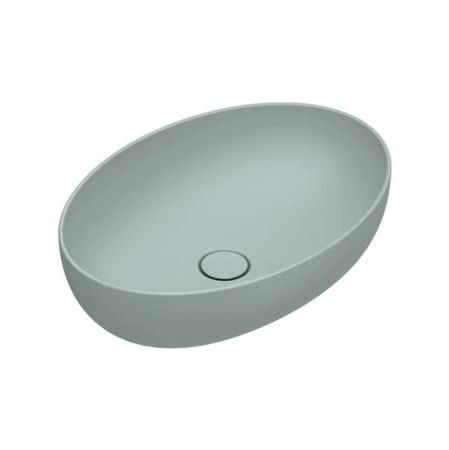 Catalano Sfera Раковина 60x42см накладная, без перелива, без отв., цвет: Aqua Satinato