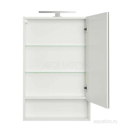 Зеркальный шкаф AQUATON Сканди 55 белый 1A252102SD010