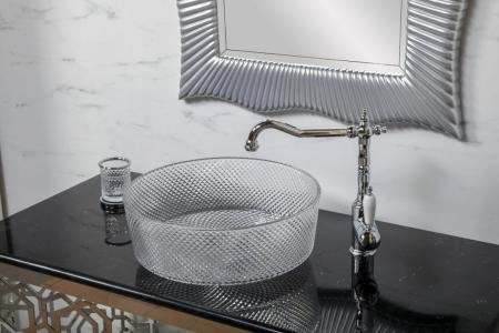 Зеркало Boheme SOHO серебро 70х100 ППУ с подсветкой 564