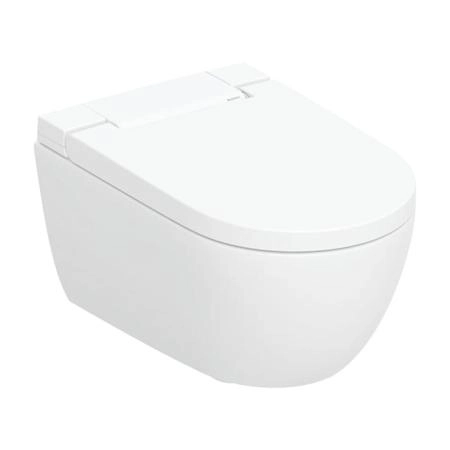 Geberit AquaClean Alba Унитаз-биде подвесной, белый / KeraTect, декор. панель: белый (замена 146.094.11.1)