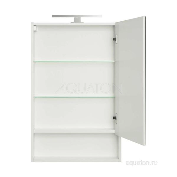 Зеркальный шкаф AQUATON Сканди 55 белый 1A252102SD010