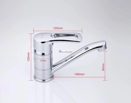 Смеситель для кухни Frap F4566-2 хром